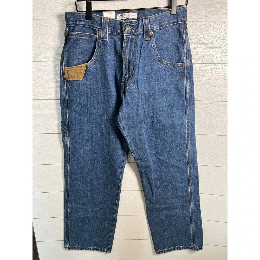 Levi's NEW Signature Workwear 30x30 Contractor Blue Jeans NWT